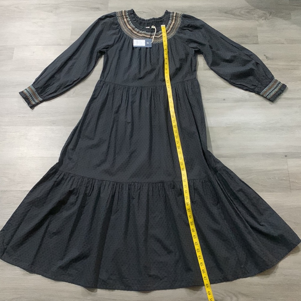 Universal Thread Gray Cottage Core Peasant Dress - image 6